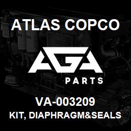 VA-003209 Atlas Copco KIT, DIAPHRAGM&SEALS | AGA Parts