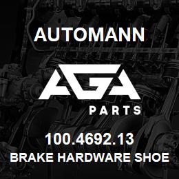 100.4692.13 Automann Brake Hardware Shoe Kit - FMSI 4692 | AGA Parts