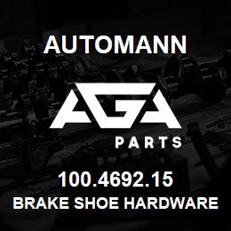 100.4692.15 Automann Brake Shoe Hardware Kit - FMSI 4692 | AGA Parts