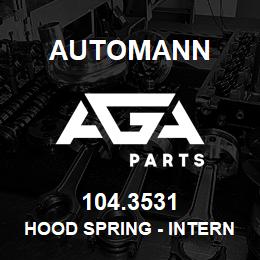 104.3531 Automann Hood Spring - International | AGA Parts