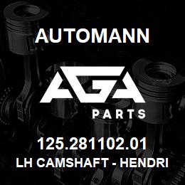 125.281102.01 Automann LH Camshaft - Hendrickson Intraax | AGA Parts