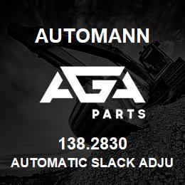 138.2830 Automann Automatic Slack Adjuster - Gunite Type, 1.5"-28 Spline, 6" Arm | AGA Parts
