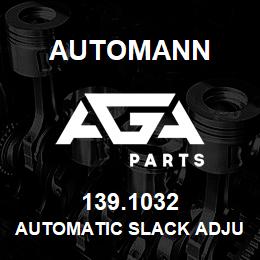 139.1032 Automann Automatic Slack Adjuster - Meritor Type A 5.5" Arm, 1.5"-10 Spline | AGA Parts