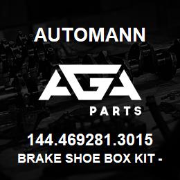 144.469281.3015 Automann Brake Shoe Box Kit - FMSI 4692 (12.25"x7.5") | AGA Parts