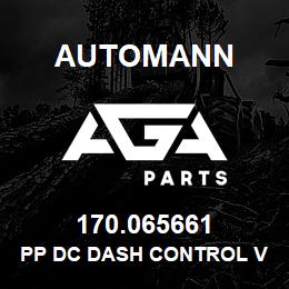 170.065661 Automann PP DC Dash Control Valve - 3/8" Push In | AGA Parts