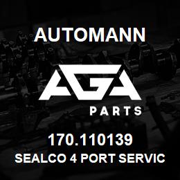 170.110139 Automann Sealco 4 Port Service Relay Valve | AGA Parts