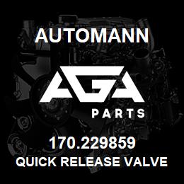 170.229859 Automann Quick Release Valve - 3/8" Supply | AGA Parts