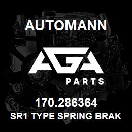 170.286364 Automann SR1 Type Spring Brake Valve | AGA Parts