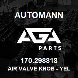 170.298818 Automann Air Valve Knob - Yellow MV3 Type | AGA Parts