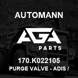 170.K022105 Automann Purge Valve - ADIS / ADIP | AGA Parts