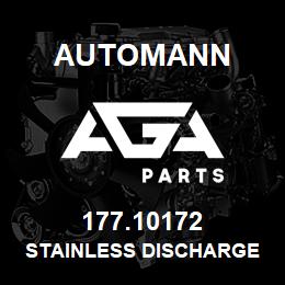 177.10172 Automann Stainless Discharge Hose - 72" Female Swivels, 5/8" | AGA Parts