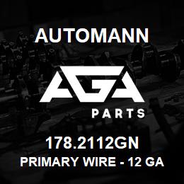 178.2112GN Automann Primary Wire - 12 GA, Green, 100 FT | AGA Parts
