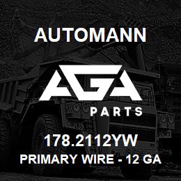 178.2112YW Automann Primary Wire - 12 GA, Yellow, 100 FT | AGA Parts