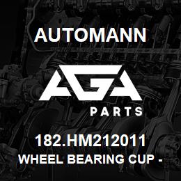 182.HM212011 Automann Wheel Bearing Cup - Free Ground Shipping in the Continental US | AGA Parts