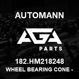 182.HM218248 Automann Wheel Bearing Cone - Free Ground Shipping in the Continental US | AGA Parts