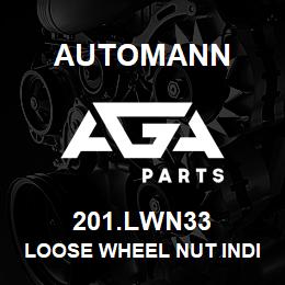 201.LWN33 Automann Loose Wheel Nut Indicator - 10 pack | AGA Parts