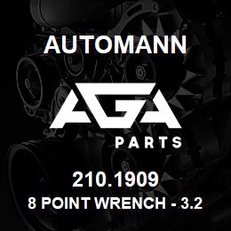 210.1909 Automann 8 Point Wrench - 3.25" | AGA Parts