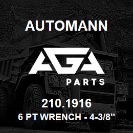 210.1916 Automann 6 PT Wrench - 4-3/8" | AGA Parts