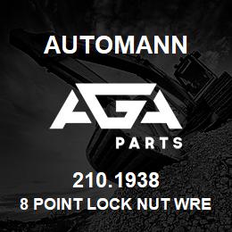 210.1938 Automann 8 Point Lock Nut Wrench - 4.5" | AGA Parts