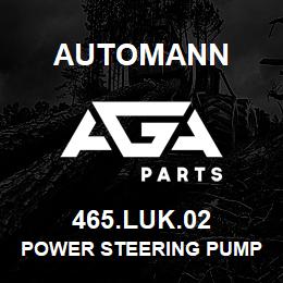 465.LUK.02 Automann Power Steering Pump - DD, IHC, Peterbilt, Volvo/White | AGA Parts