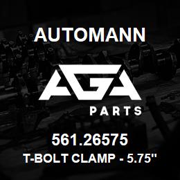 561.26575 Automann T-Bolt Clamp - 5.75" to 6.06" | AGA Parts