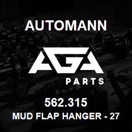 562.315 Automann Mud Flap Hanger - 27.75", Triple Coil | AGA Parts