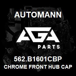 562.B1601CBP Automann Chrome Front Hub Cap - 6 Notch | AGA Parts