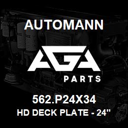 562.P24X34 Automann HD Deck Plate - 24" x 34" | AGA Parts