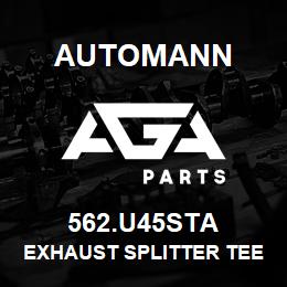 562.U45STA Automann Exhaust Splitter Tee - 5" | AGA Parts