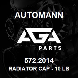 572.2014 Automann Radiator Cap - 10 LB | AGA Parts