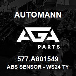 577.A801549 Automann ABS Sensor - WS24 Type | AGA Parts