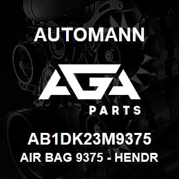 AB1DK23M9375 Automann Air Bag 9375 - Hendrickson Rear, Mack - Goodyear 1R12404, Firestone 9375 | AGA Parts