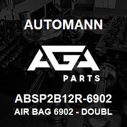 ABSP2B12R-6902 Automann Air Bag 6902 - Double Convoluted - Hendrickson Turner Lift Axles | AGA Parts