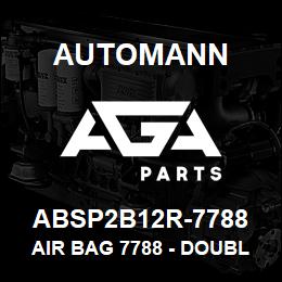 ABSP2B12R-7788 Automann Air Bag 7788 - Double Convoluted - Goodyear 2B9245, Watson & Chain AS0088 | AGA Parts