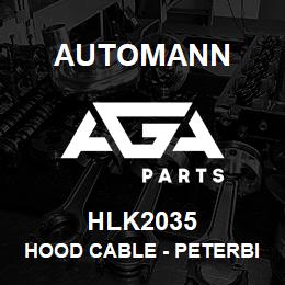 HLK2035 Automann Hood Cable - Peterbilt | AGA Parts