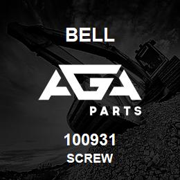 100931 Bell SCREW | AGA Parts