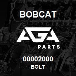00002000 Bobcat BOLT | AGA Parts