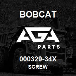 000329-34X Bobcat SCREW | AGA Parts