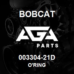 003304-21D Bobcat O'RING | AGA Parts