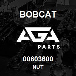 00603600 Bobcat NUT | AGA Parts