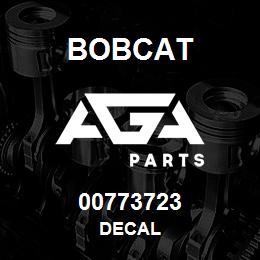 00773723 Bobcat DECAL | AGA Parts