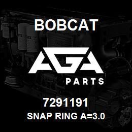 7291191 Bobcat SNAP RING A=3.0 | AGA Parts