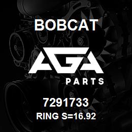 7291733 Bobcat RING S=16.92 | AGA Parts