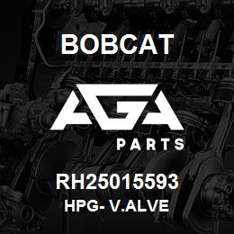 RH25015593 Bobcat HPG- V.ALVE | AGA Parts