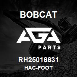 RH25016631 Bobcat HAC-FOOT | AGA Parts