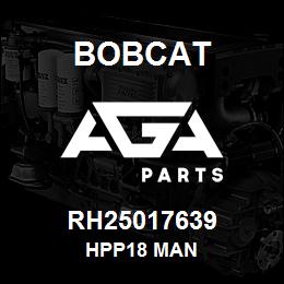 RH25017639 Bobcat HPP18 MAN | AGA Parts