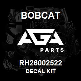 RH26002522 Bobcat DECAL KIT | AGA Parts