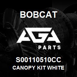 S00110510CC Bobcat CANOPY KIT WHITE | AGA Parts