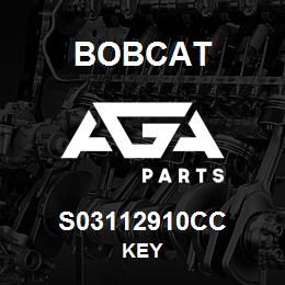 S03112910CC Bobcat KEY | AGA Parts