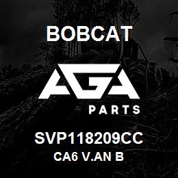 SVP118209CC Bobcat CA6 V.AN B | AGA Parts